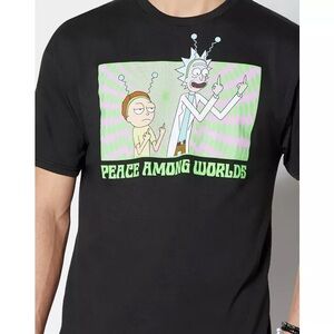 Peace Among Worlds T Shirt - Rick and Morty